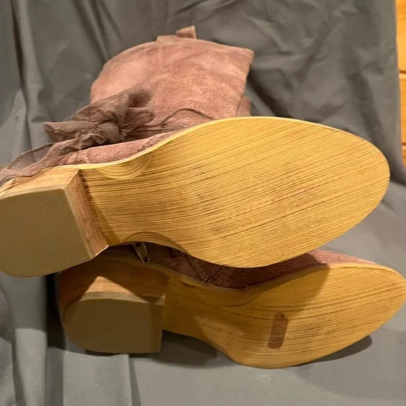 Not Rated tall fashion boots cowgirl country sz 6 - Picture 5 of 5